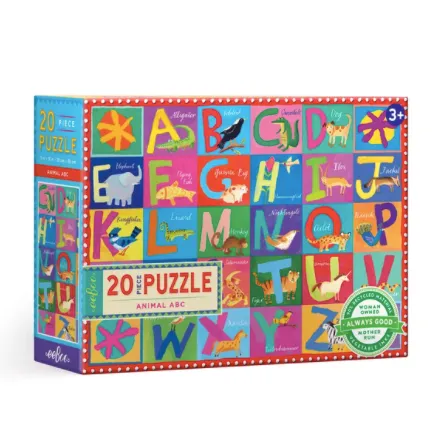 20 Piece Puzzle | Animal ABC