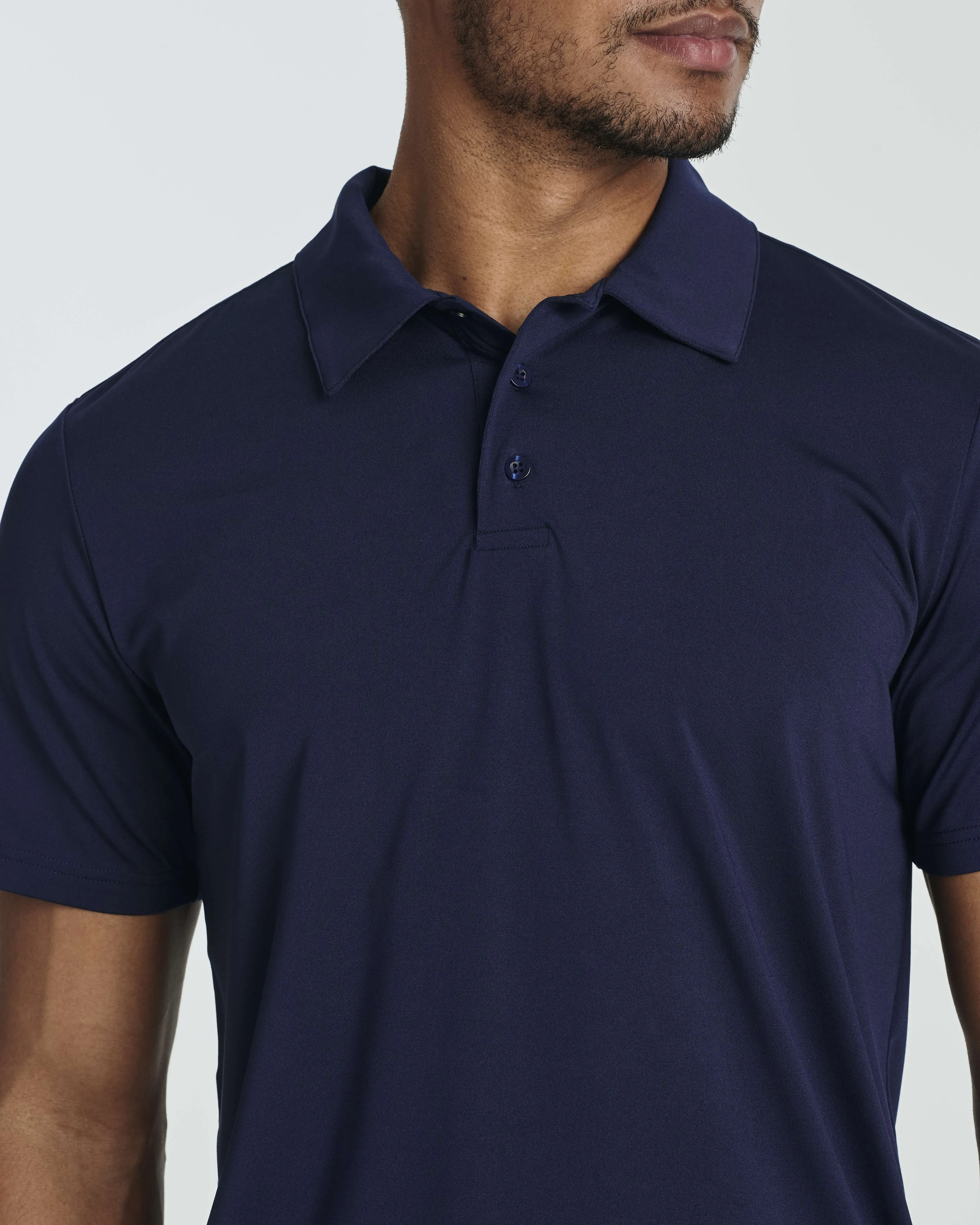 3 Pack: Men's Dry-Fit Short Sleeve Polo Shirt (Available in Big & Tall)