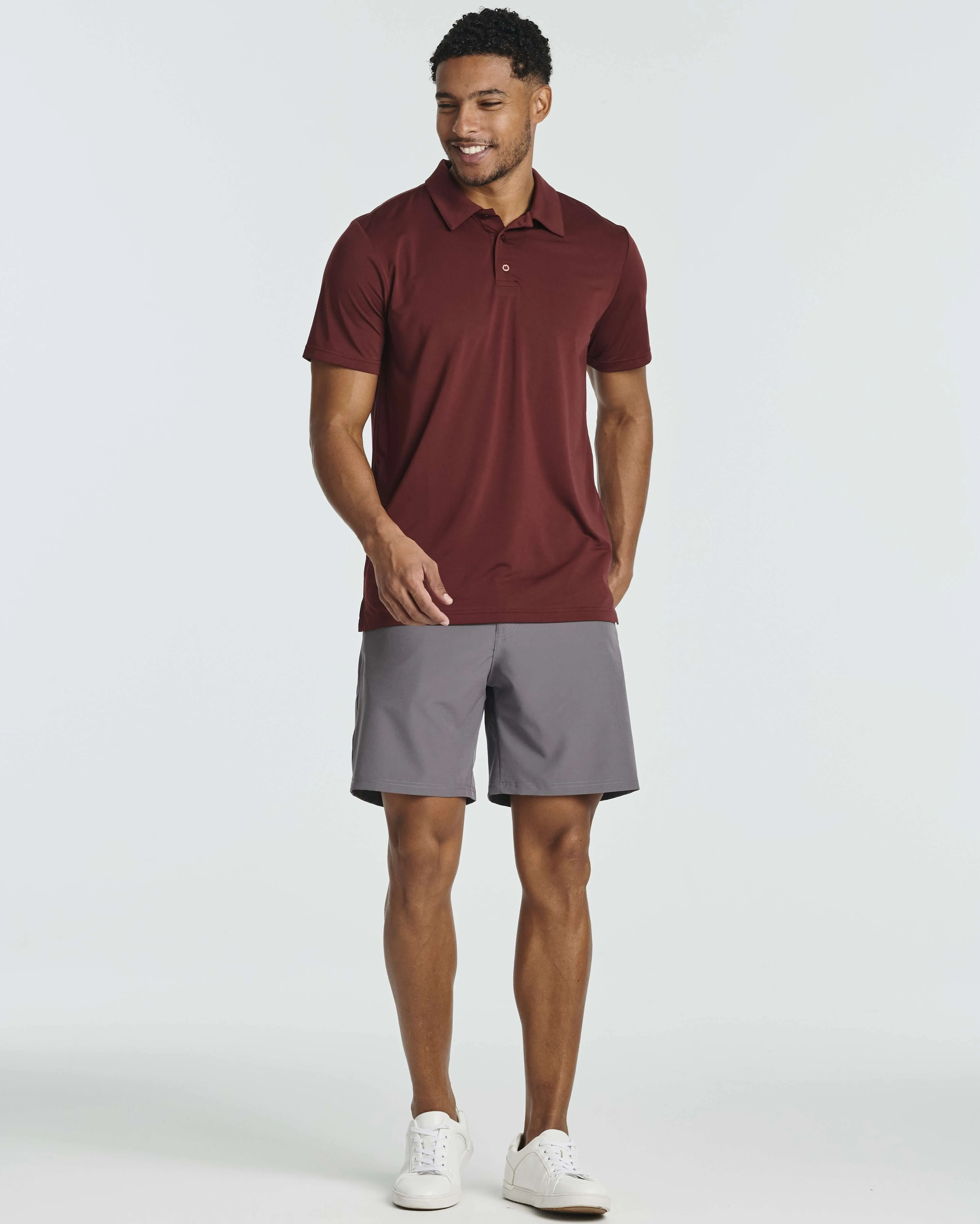 3 Pack: Men's Dry-Fit Short Sleeve Polo Shirt (Available in Big & Tall)