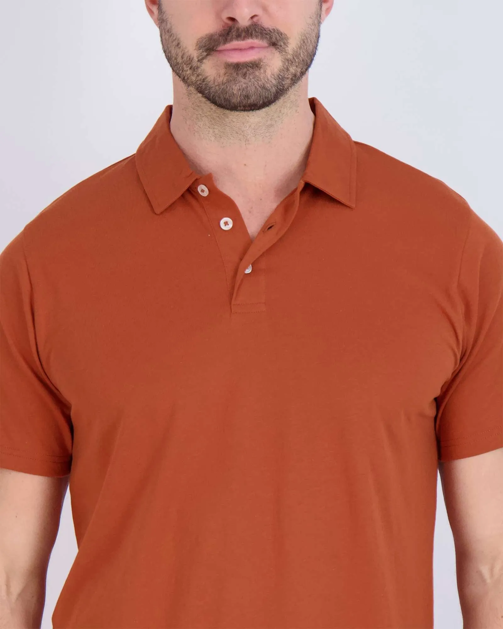 3 Pack: Men's Jersey Cotton Short Sleeve Polo Shirt