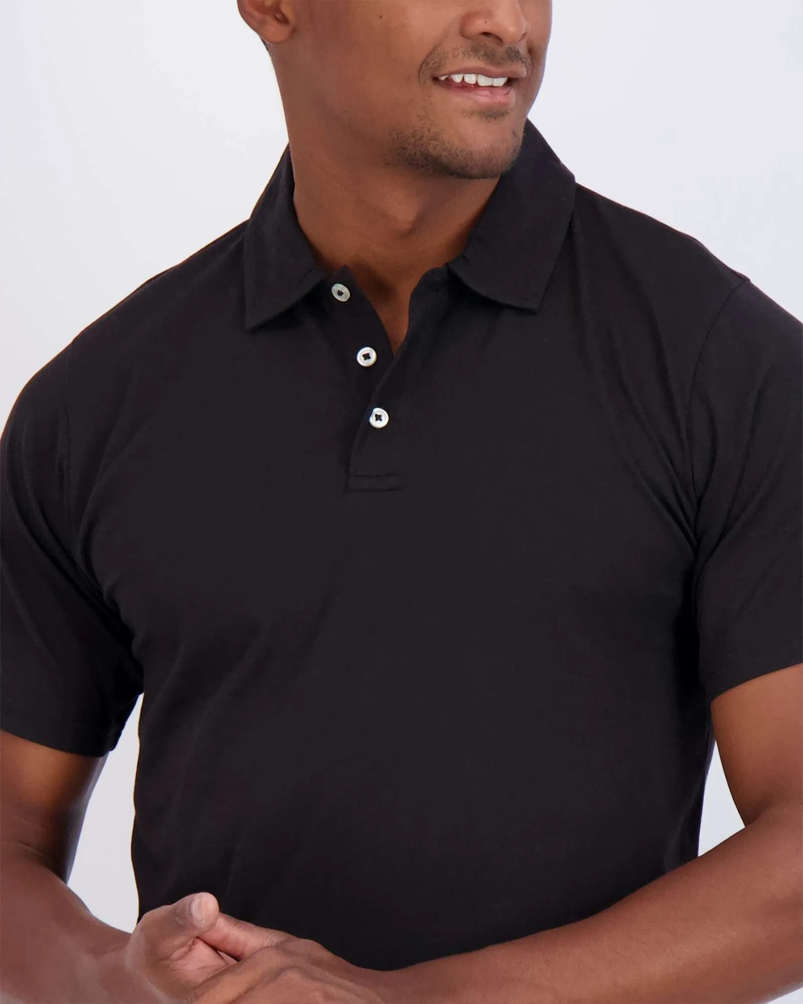 3 Pack: Men's Jersey Cotton Short Sleeve Polo Shirt