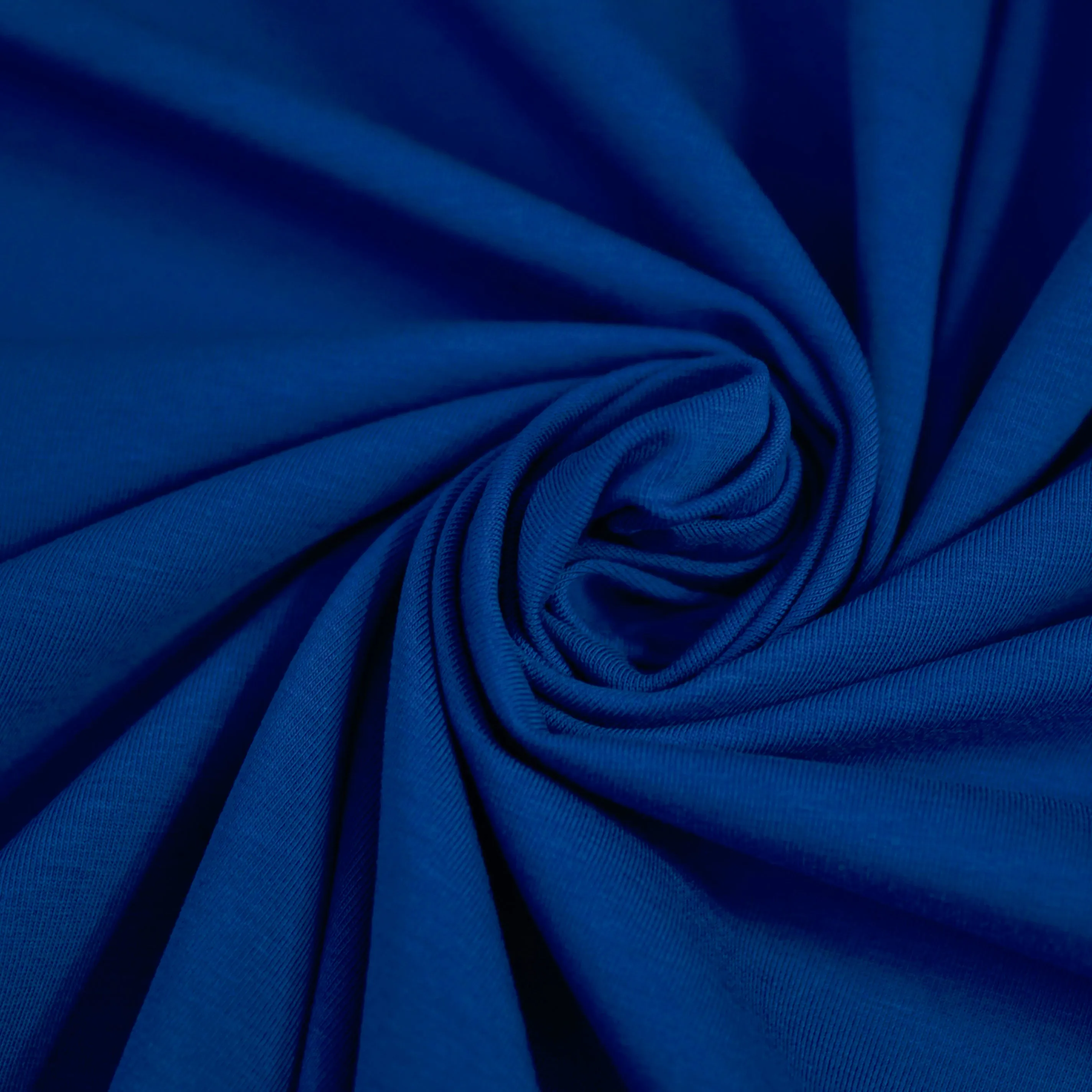 95% Organic Cotton, 5% Elastane Single Jersey - Dark Blue (2SP081)