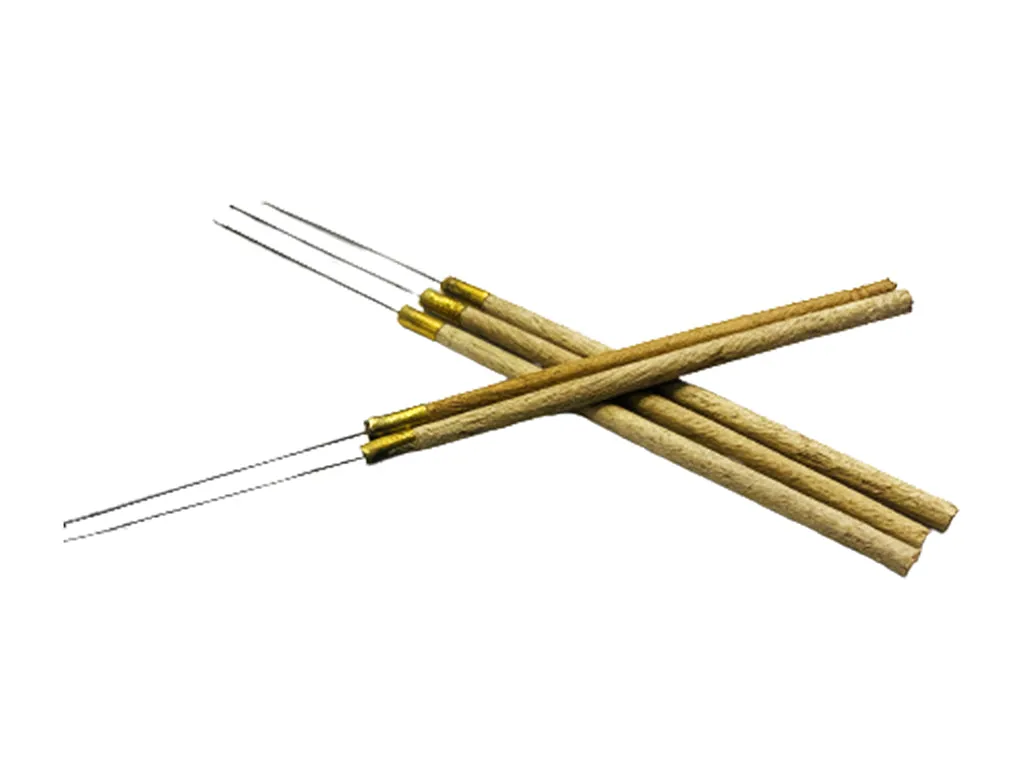 Aari Needles for Beading Work With Wooden Handles