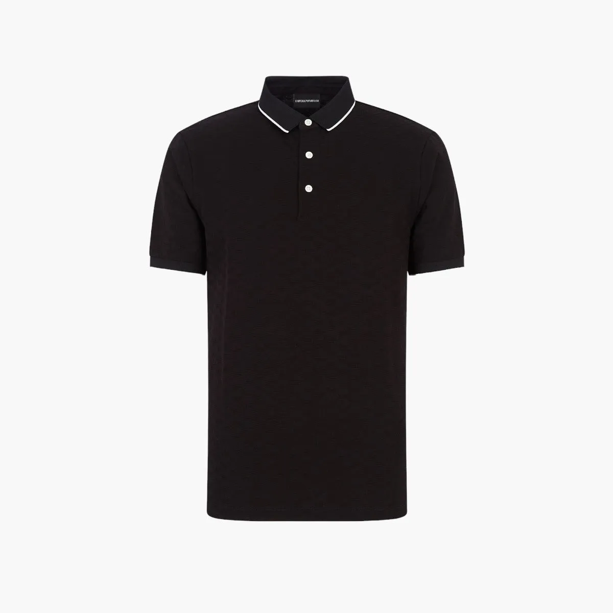 All Over Eagle Mercerised Cotton Polo T-Shirt