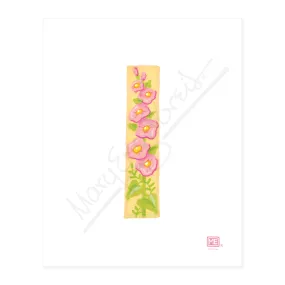 Alphabet Garden Letter I Small Print