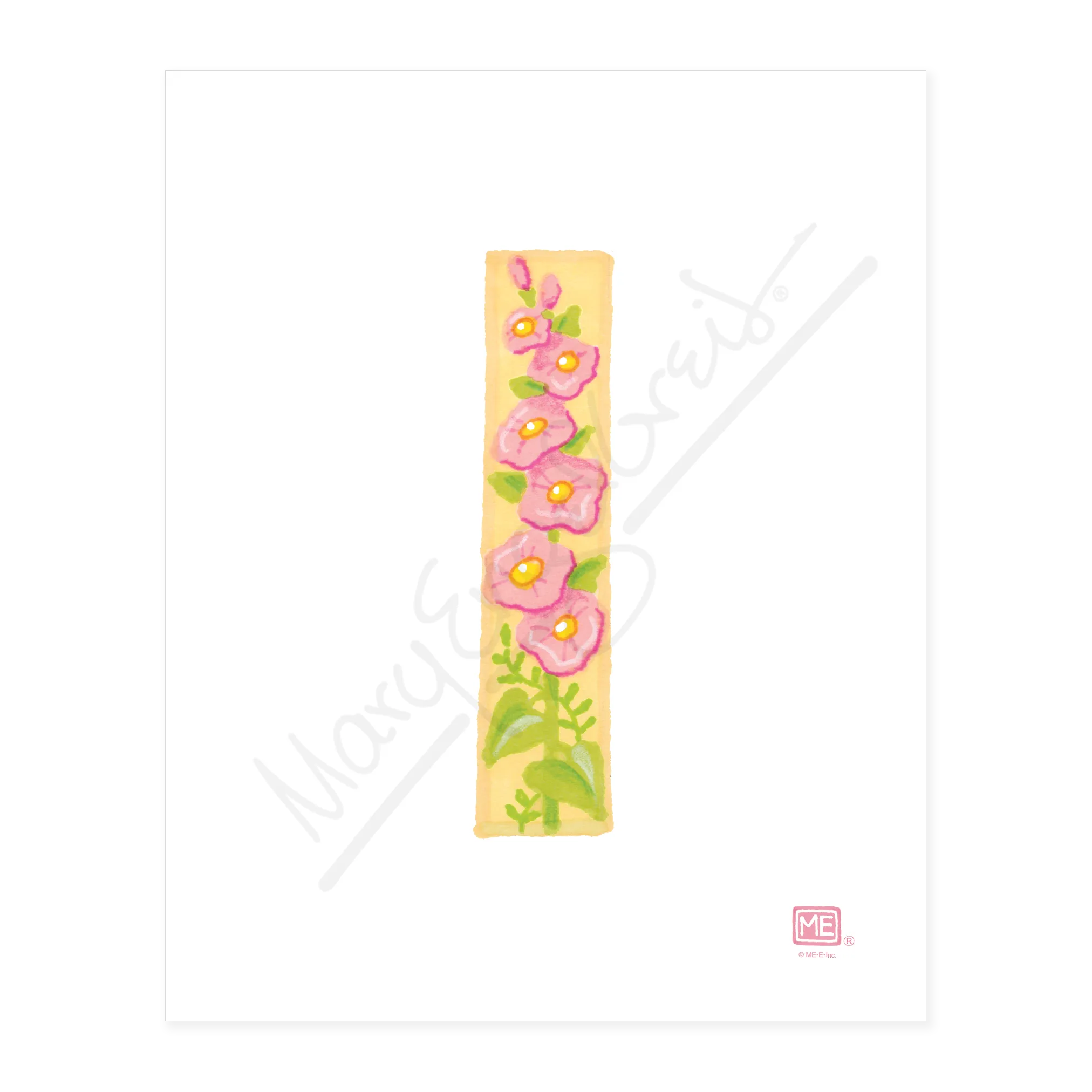 Alphabet Garden Letter I Small Print