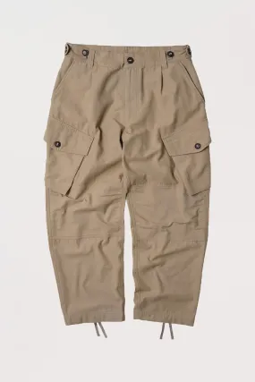 Backsatin Royal Navy Combat Pants - Beige