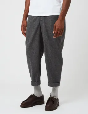 Beams Plus 2 Pleat Flannel Pants - Grey