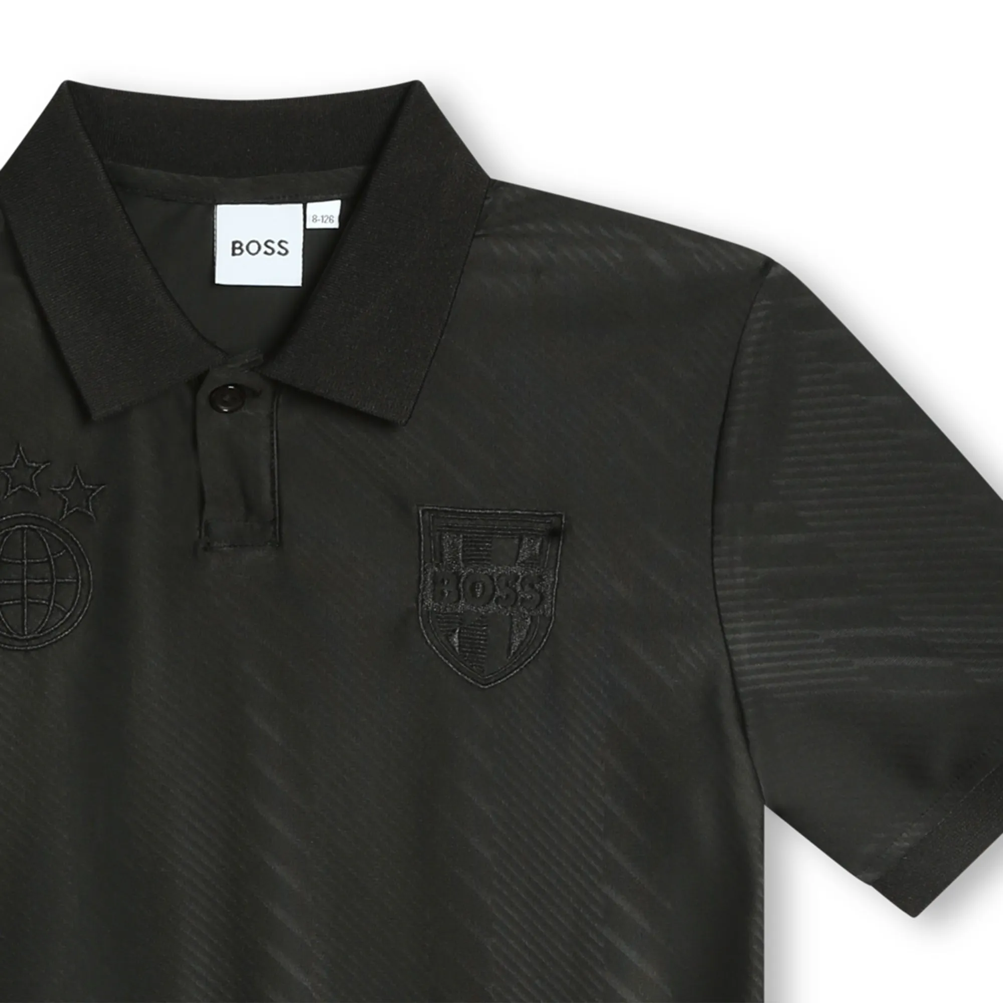 Black Logo Polo