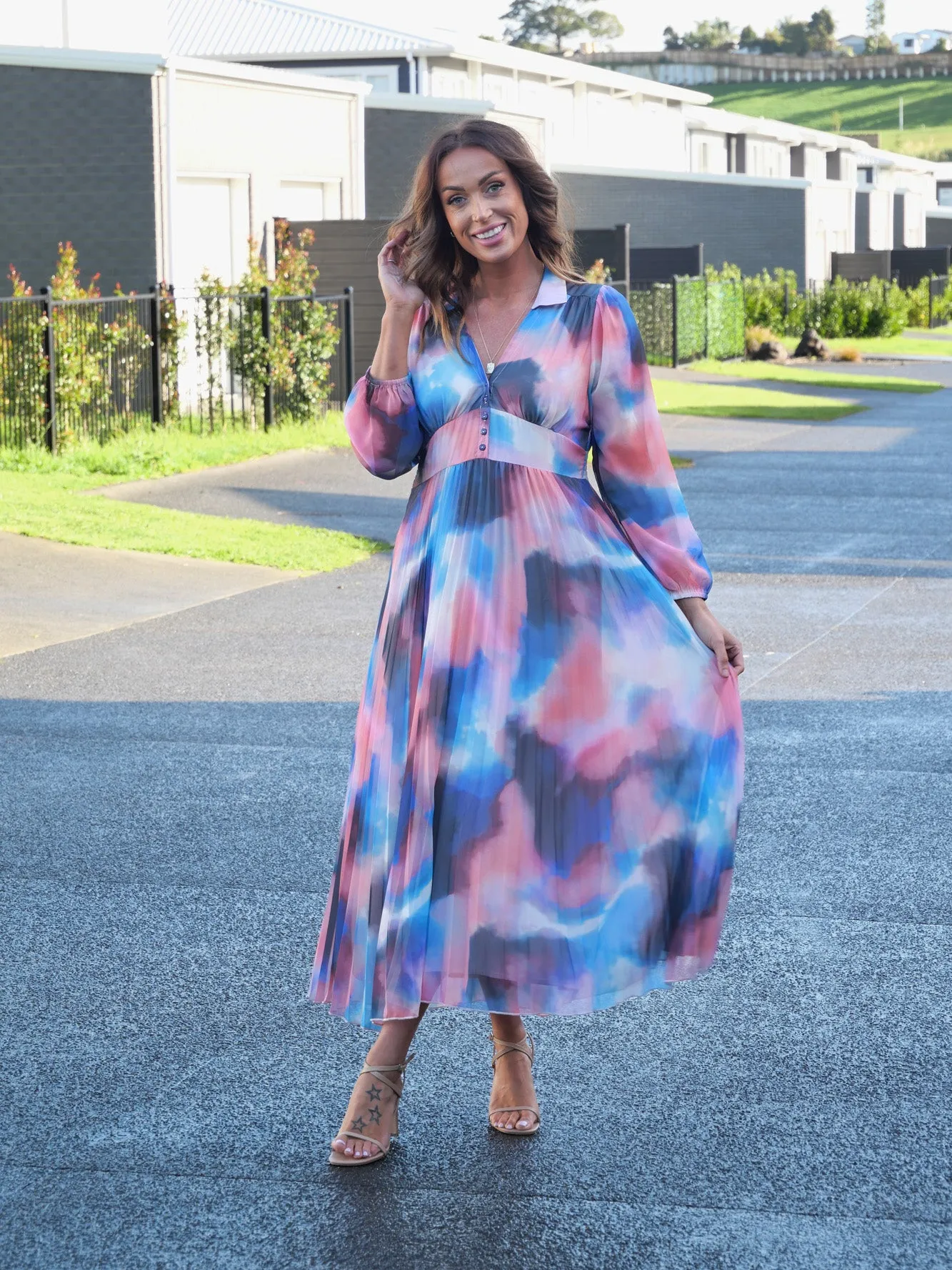 Boho Australia Janie Dress Multi Dye