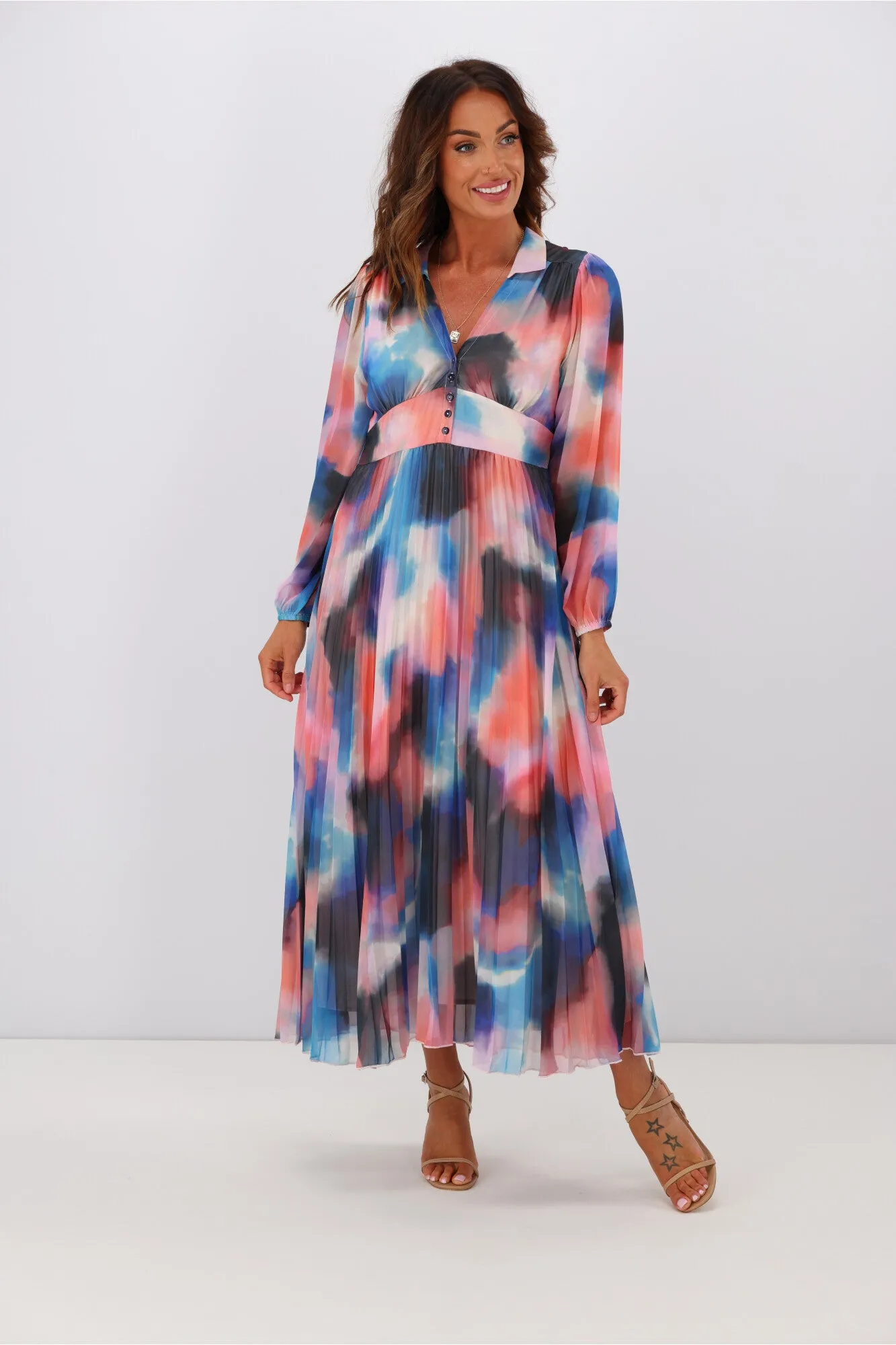 Boho Australia Janie Dress Multi Dye