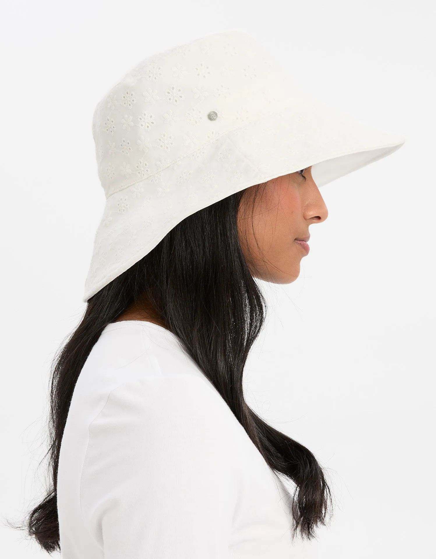 Broderie Wide Brim Sun Hat UPF 50 