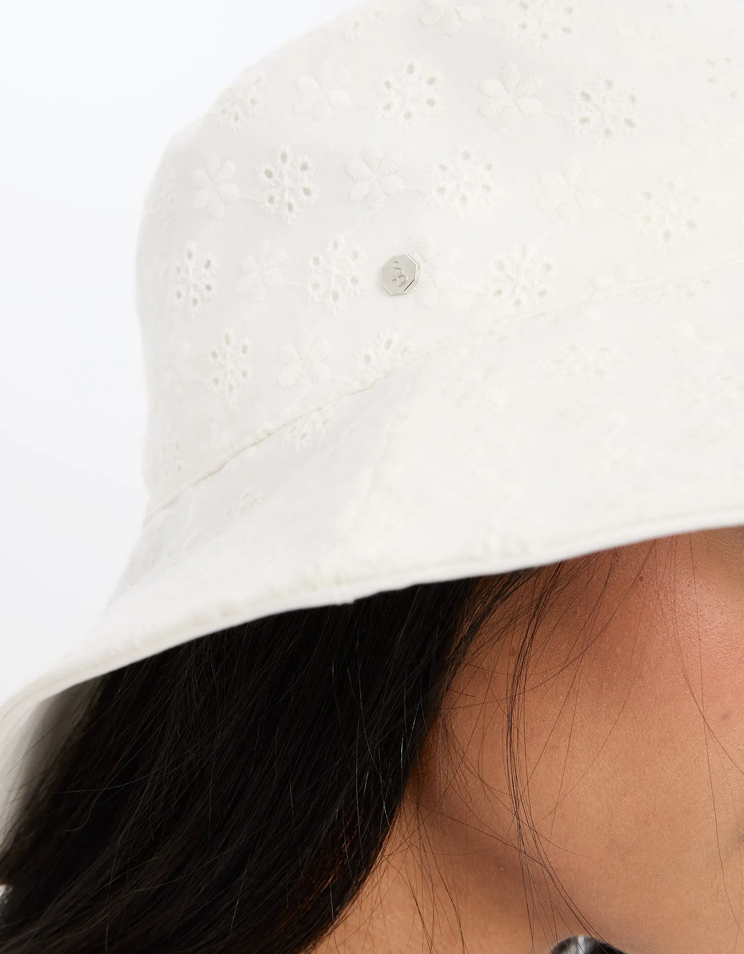 Broderie Wide Brim Sun Hat UPF 50 