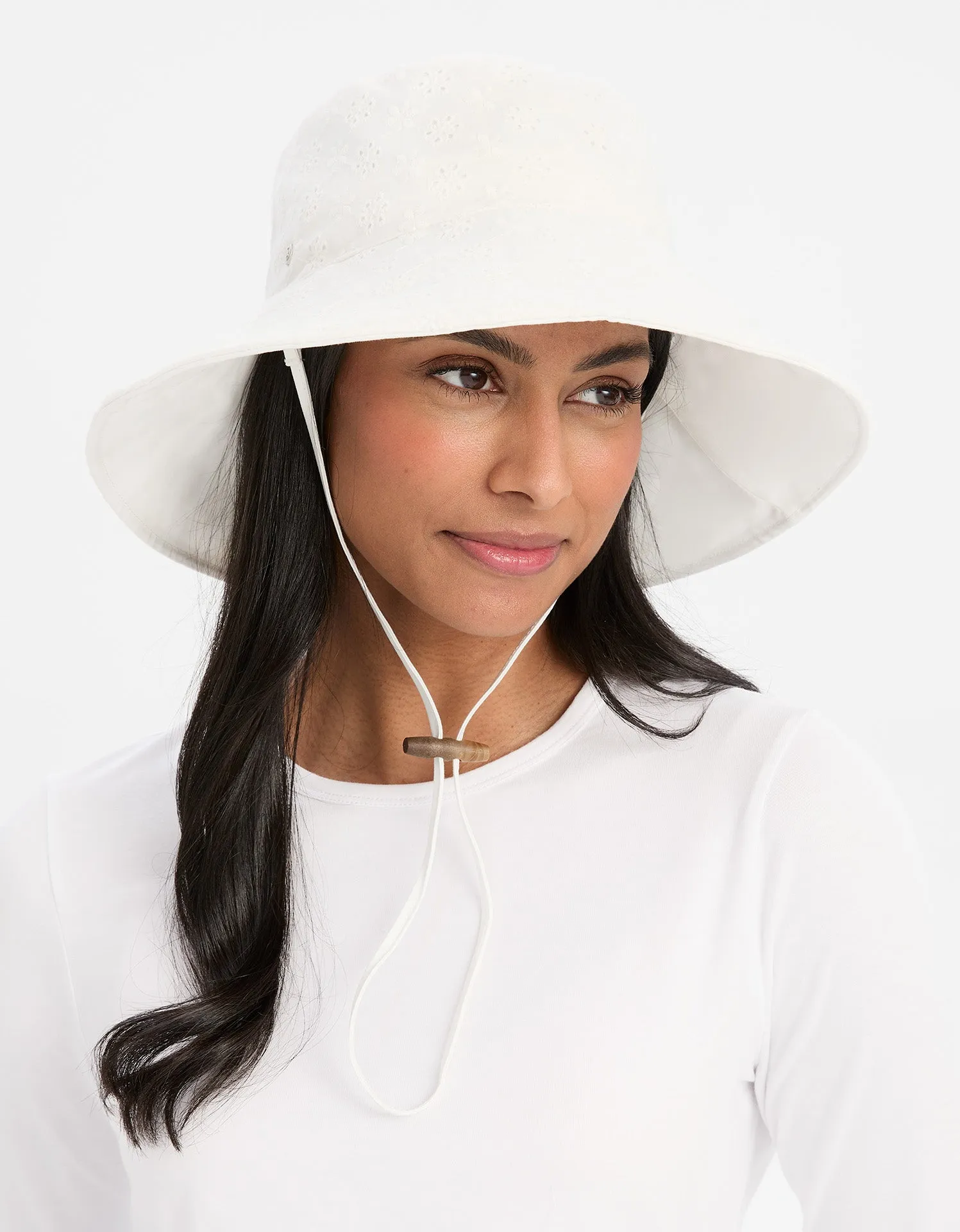 Broderie Wide Brim Sun Hat UPF 50 