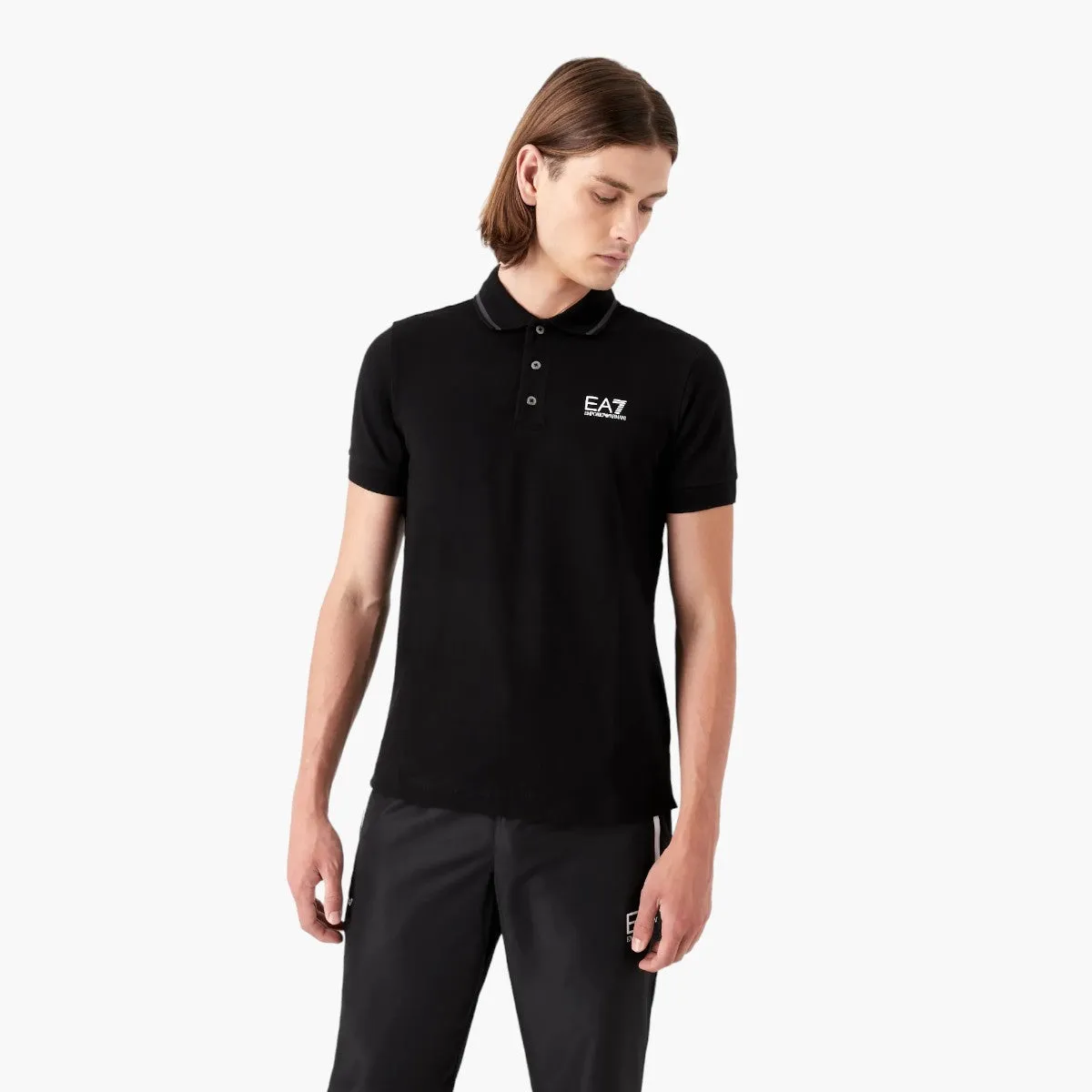 Core Identity Cotton Pique Polo Shirt