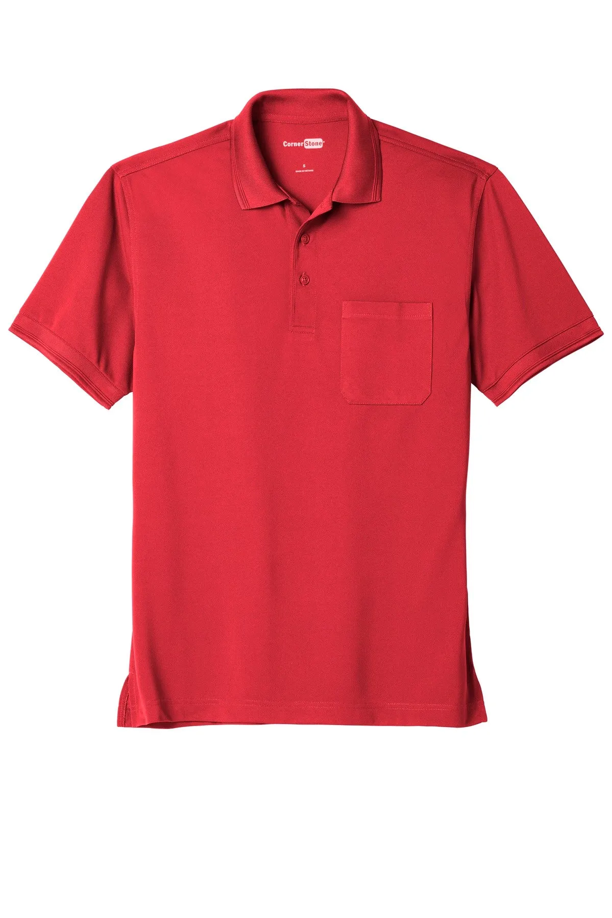 CornerStone Industrial Snag-Proof Pique Pocket Polo. CS4020P