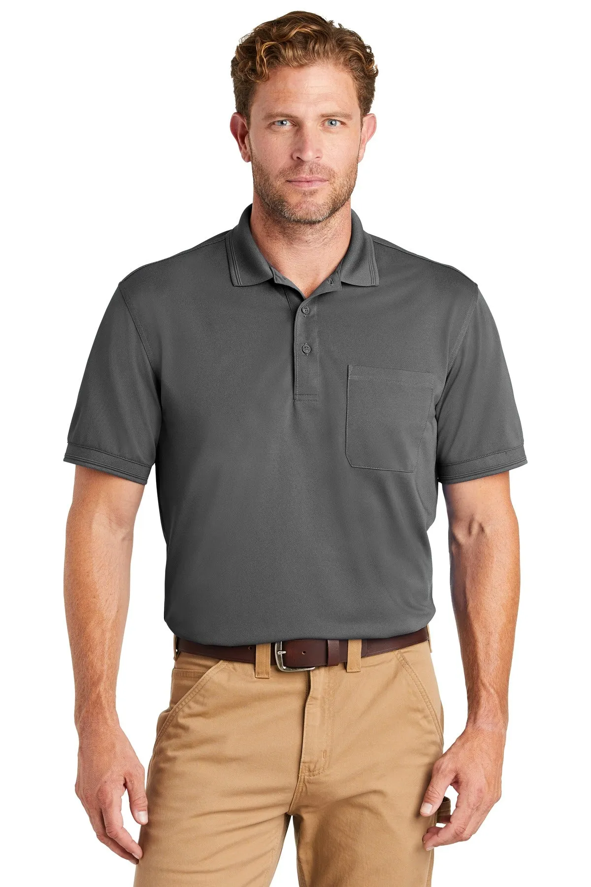 CornerStone Industrial Snag-Proof Pique Pocket Polo. CS4020P