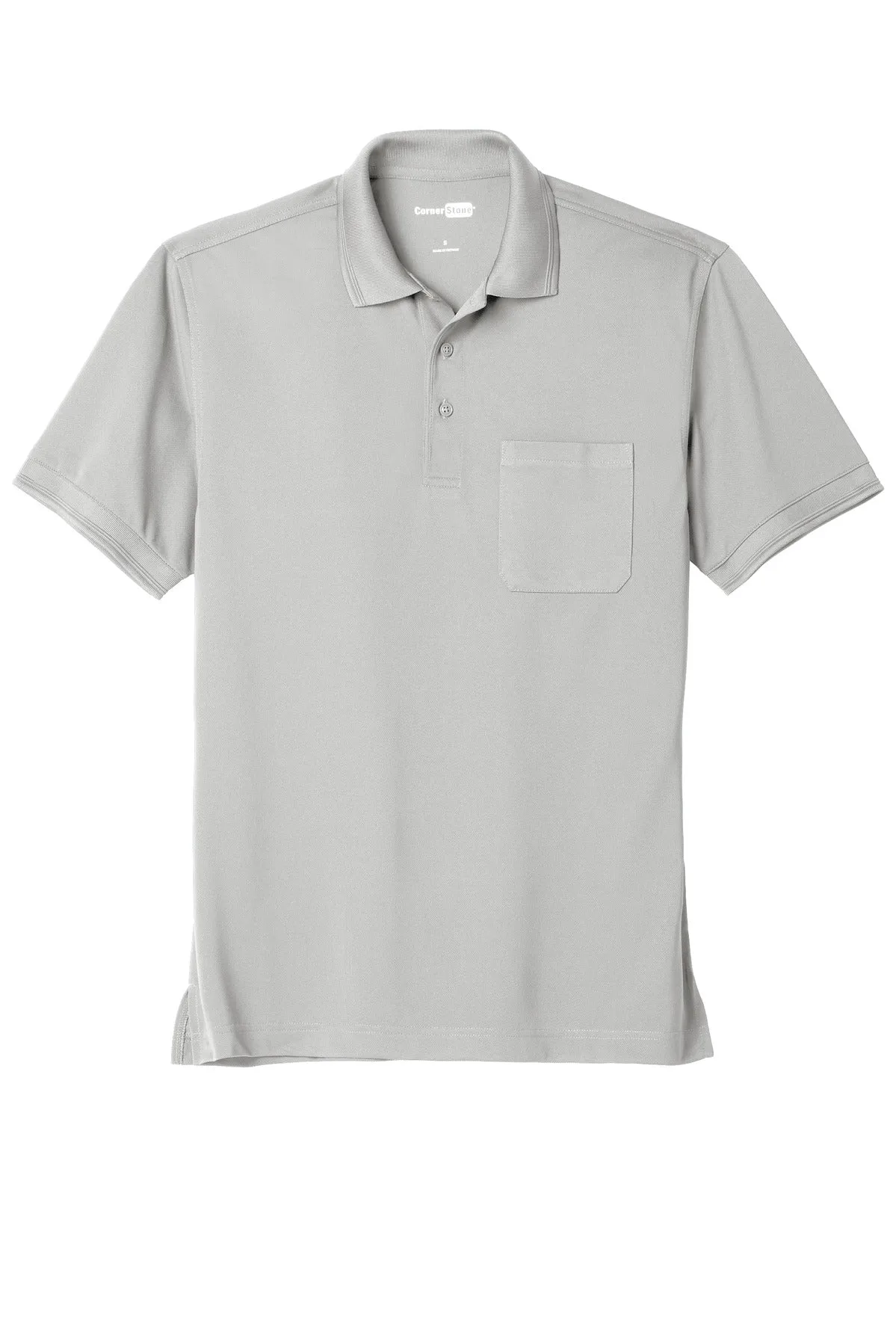 CornerStone Industrial Snag-Proof Pique Pocket Polo. CS4020P