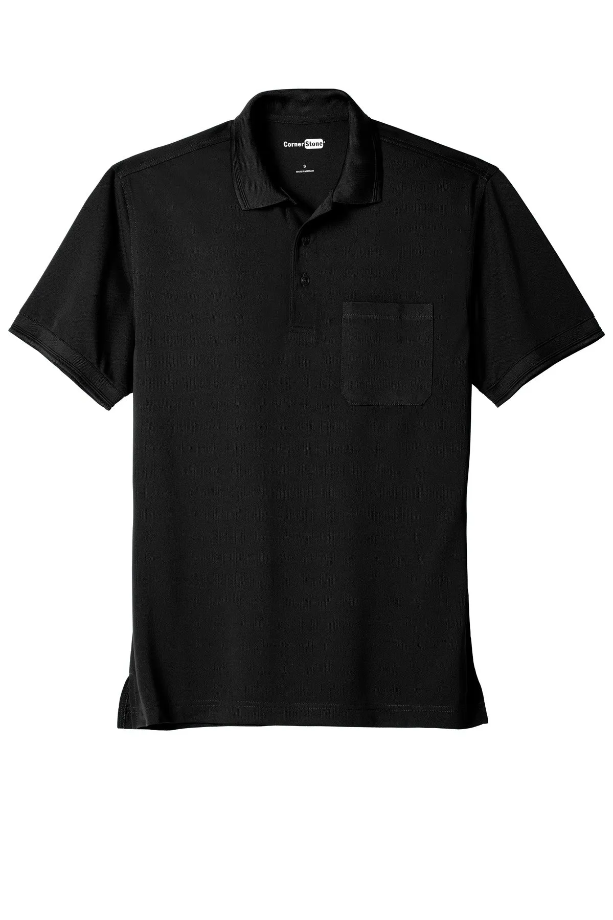 CornerStone Industrial Snag-Proof Pique Pocket Polo. CS4020P