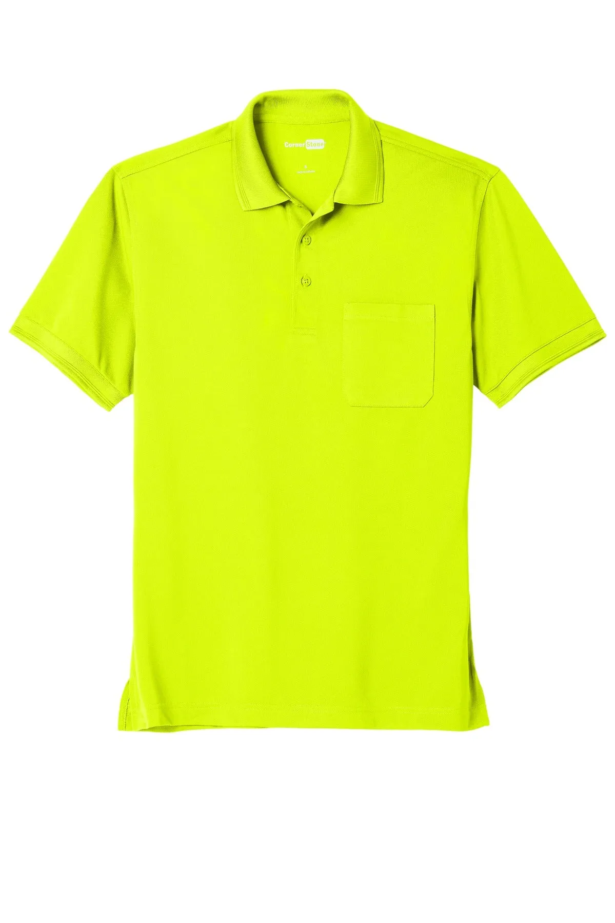 CornerStone Industrial Snag-Proof Pique Pocket Polo. CS4020P