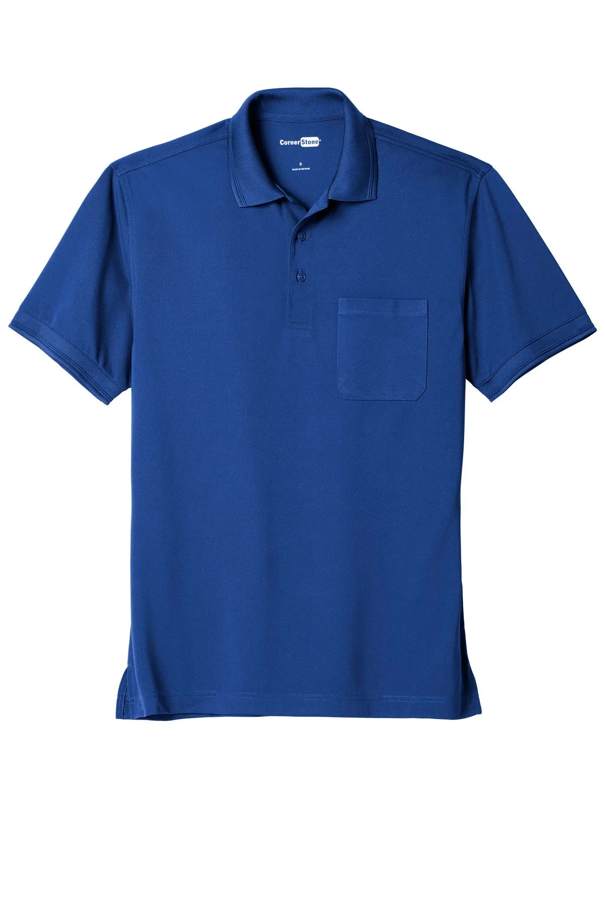 CornerStone Industrial Snag-Proof Pique Pocket Polo. CS4020P