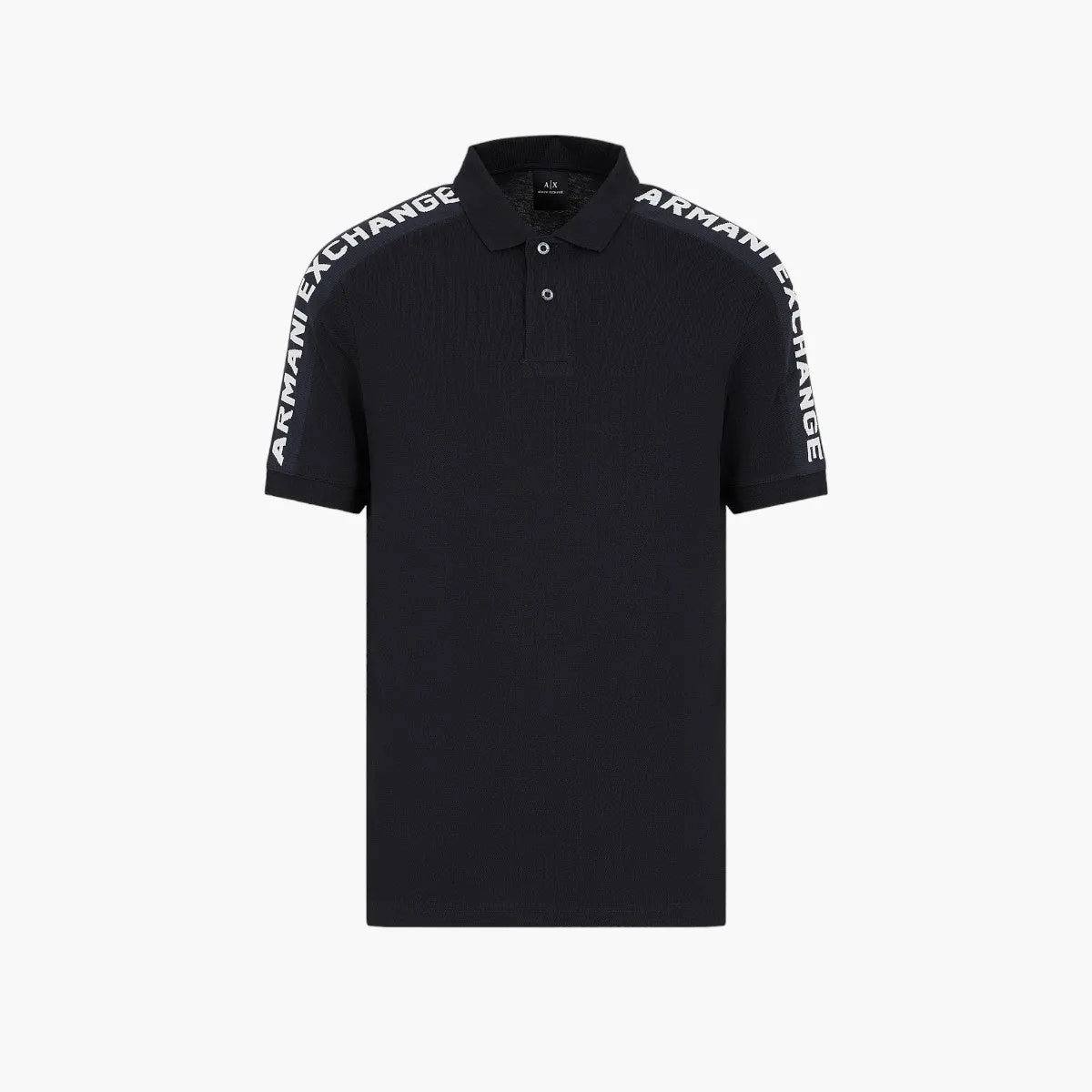 Cotton Piqué Polo Shirt With Logo Tape