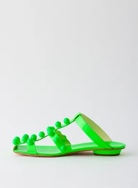 Dex Studded Neon Patent Sandal