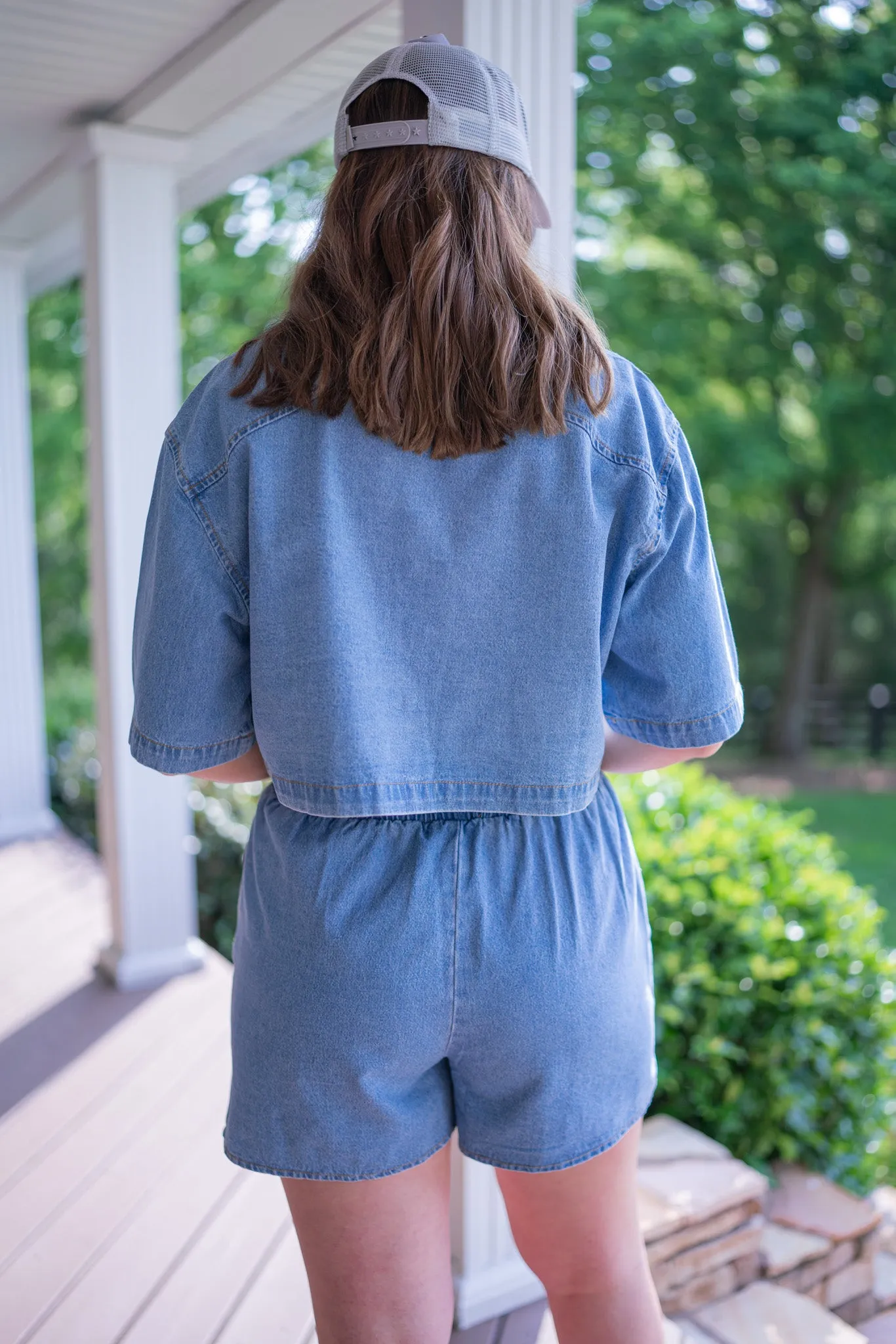 Effortless Chic Chambray Denim Set