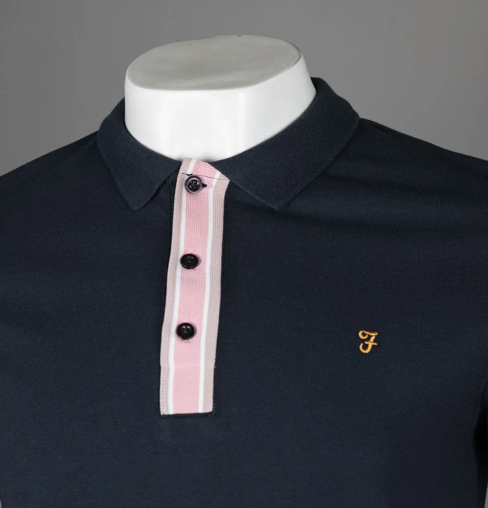 Farah Avalon Polo Shirt True Navy