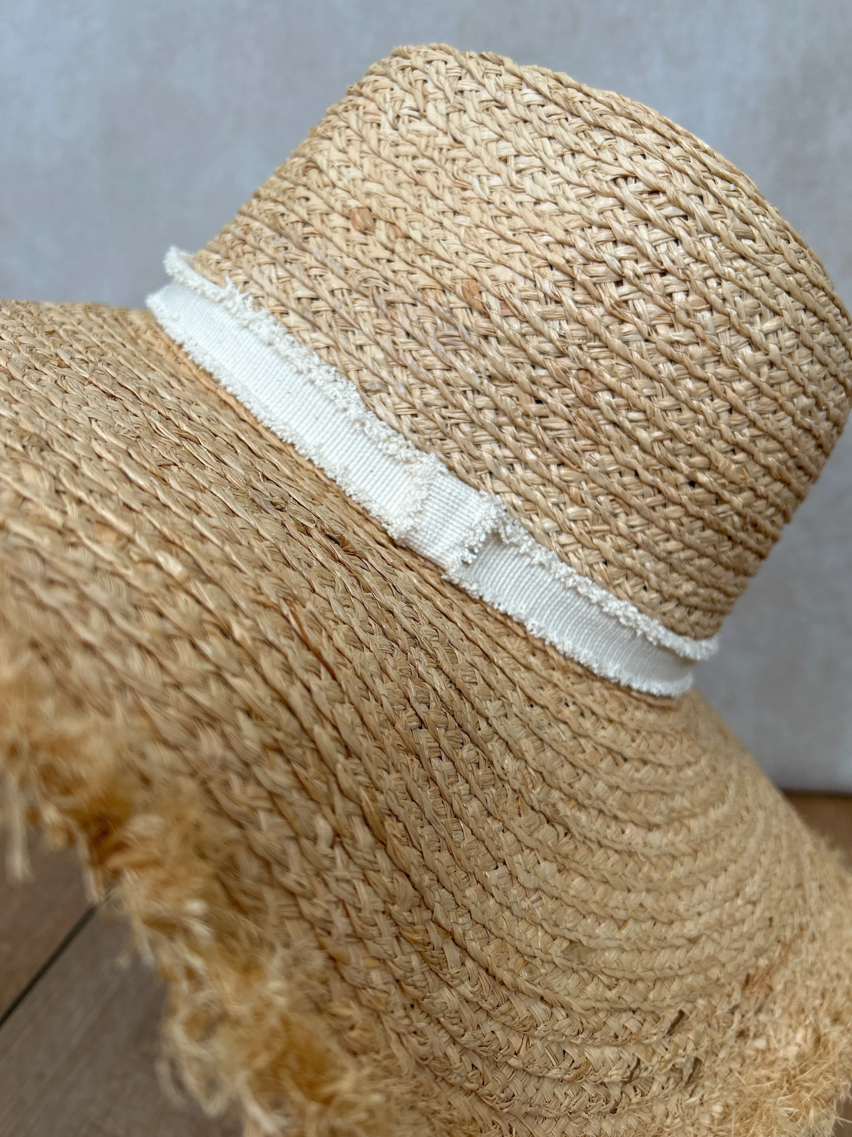 Floppy Frayed Edge Hat