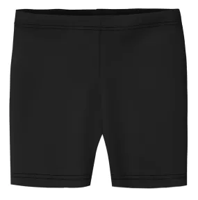 Girls Soft 100% Cotton Bike Shorts | Black