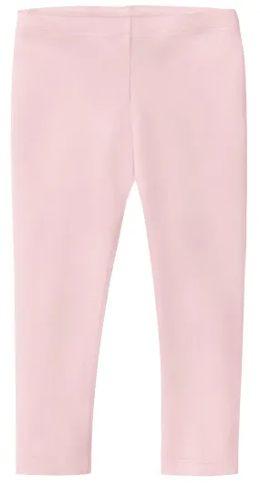 Girls Soft 100% Cotton Capri Leggings | Pink