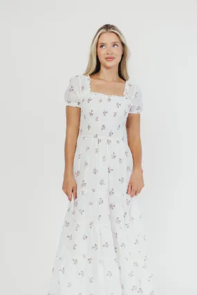 Harper Worth Maxi Dress in Pink Floral - Bump Friendly