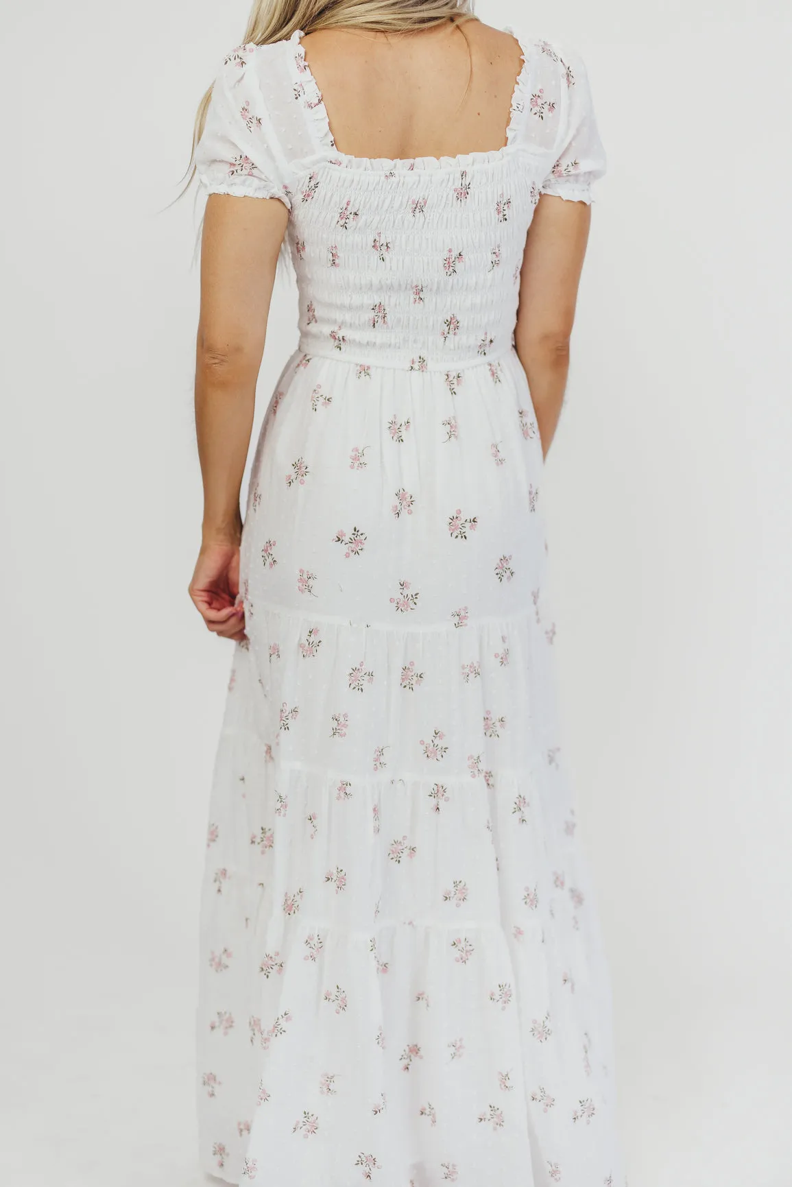 Harper Worth Maxi Dress in Pink Floral - Bump Friendly