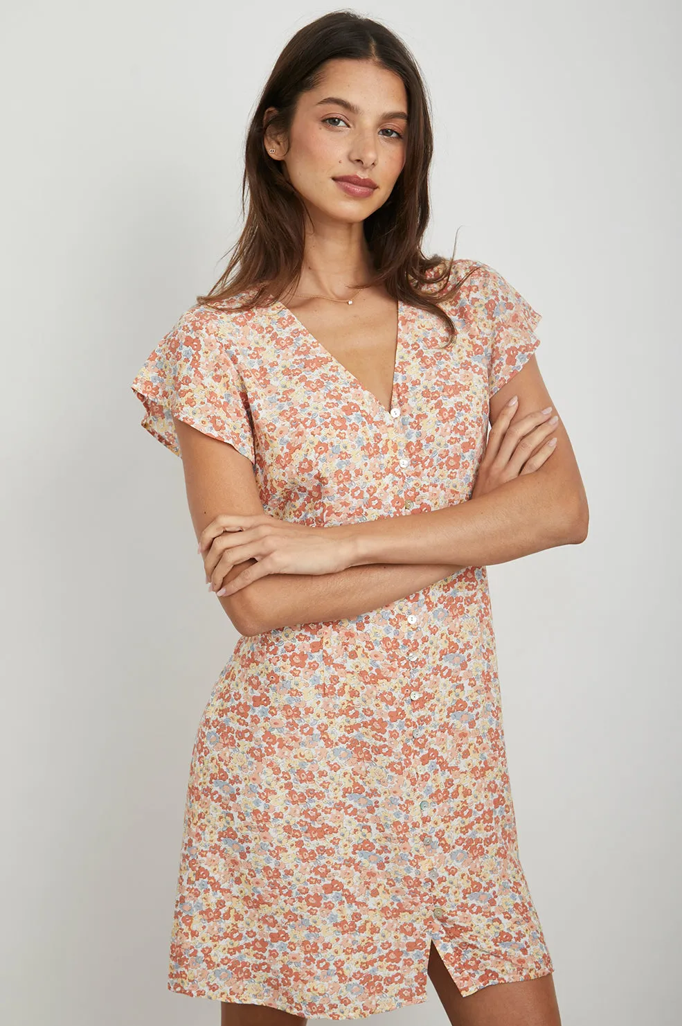 HELENA DRESS - MULTI WILDFLOWER