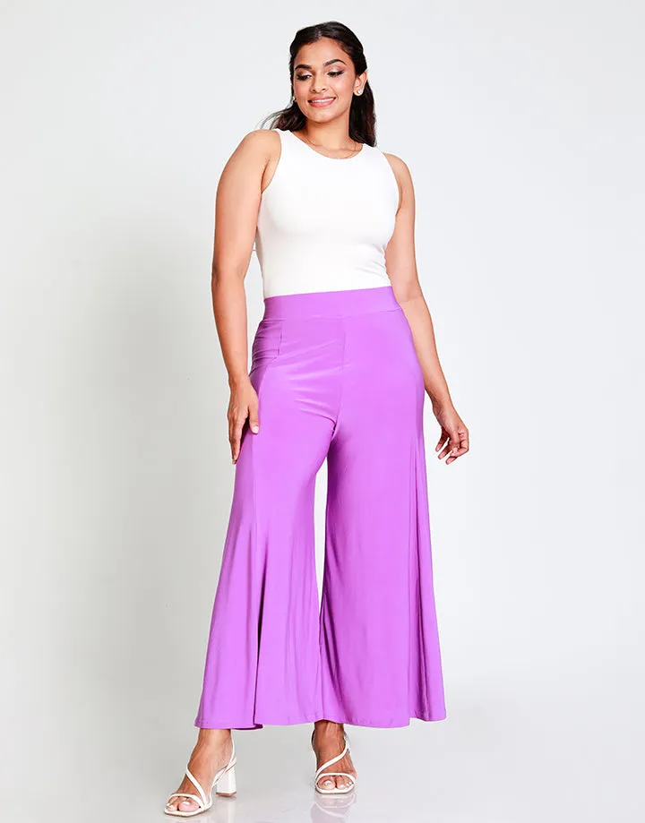 High Waisted 8 Pieces Flared Pant