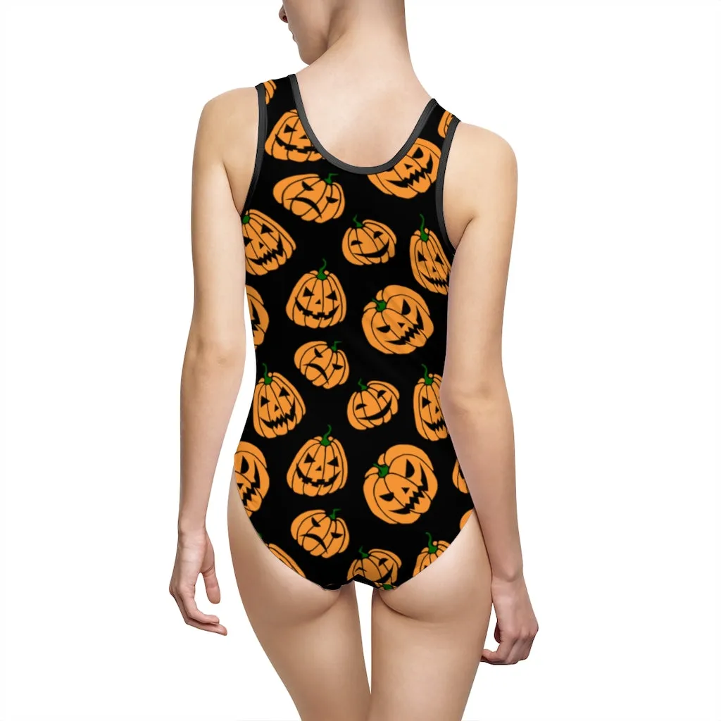 Jack-o-Lanterns Classic One-Piece Swimsuit