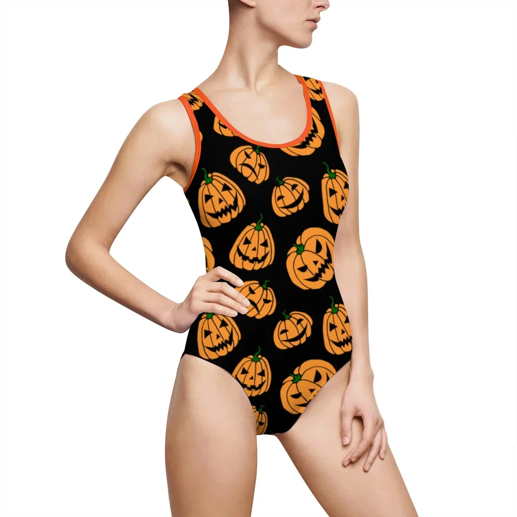 Jack-o-Lanterns Classic One-Piece Swimsuit