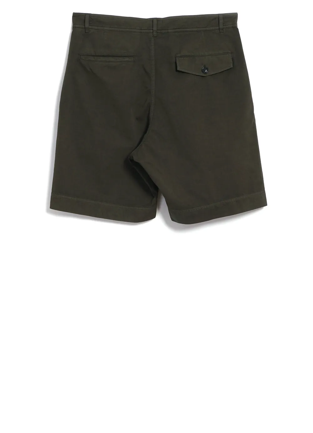 KAARE | Wide Pleated Shorts | Olive Drill