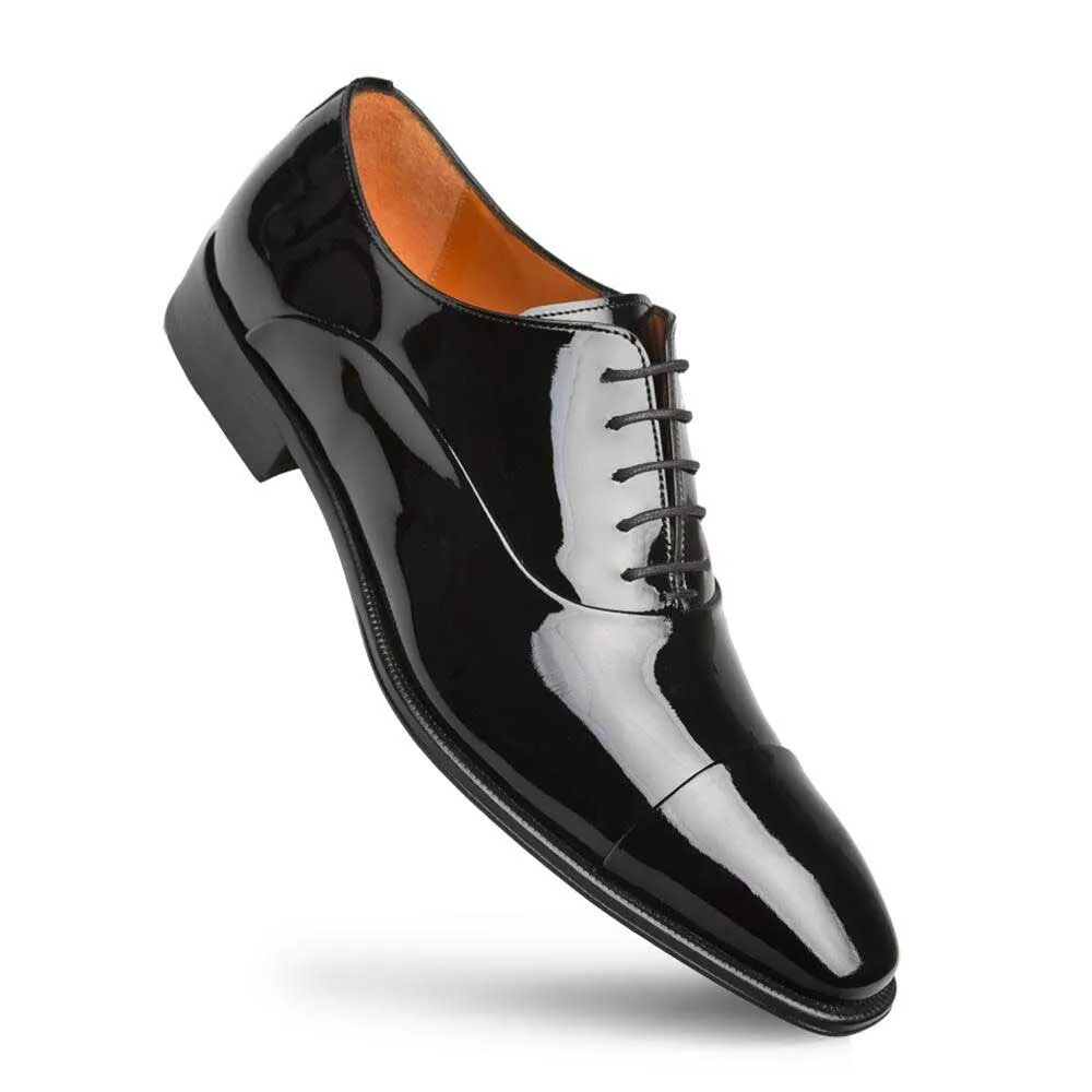 Mezlan Black Patent Leather Formal Oxford