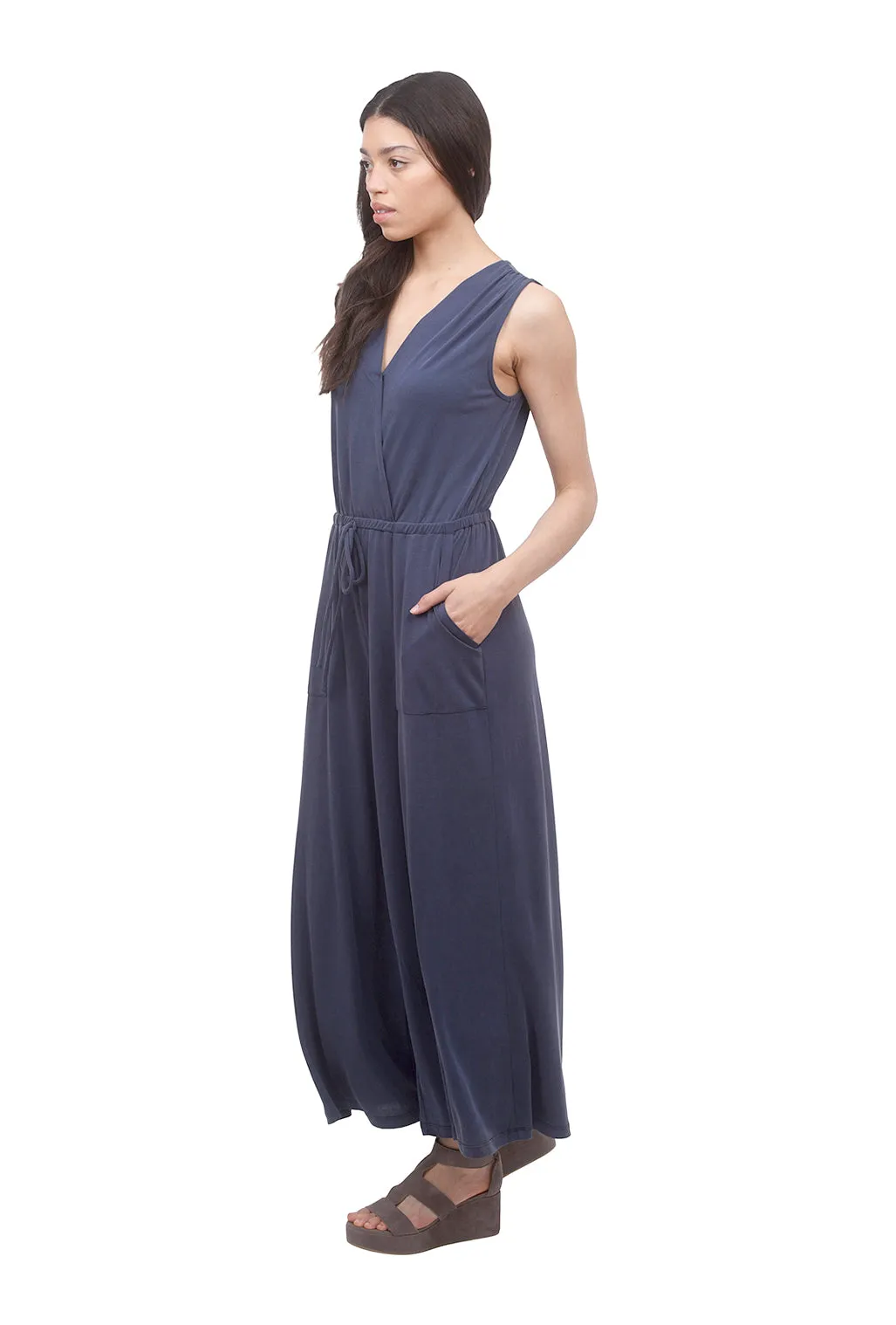 Modal S/L Jumpsuit, Navy