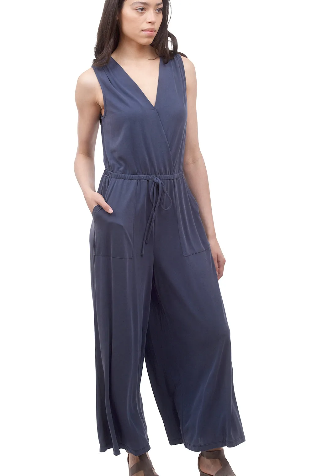 Modal S/L Jumpsuit, Navy