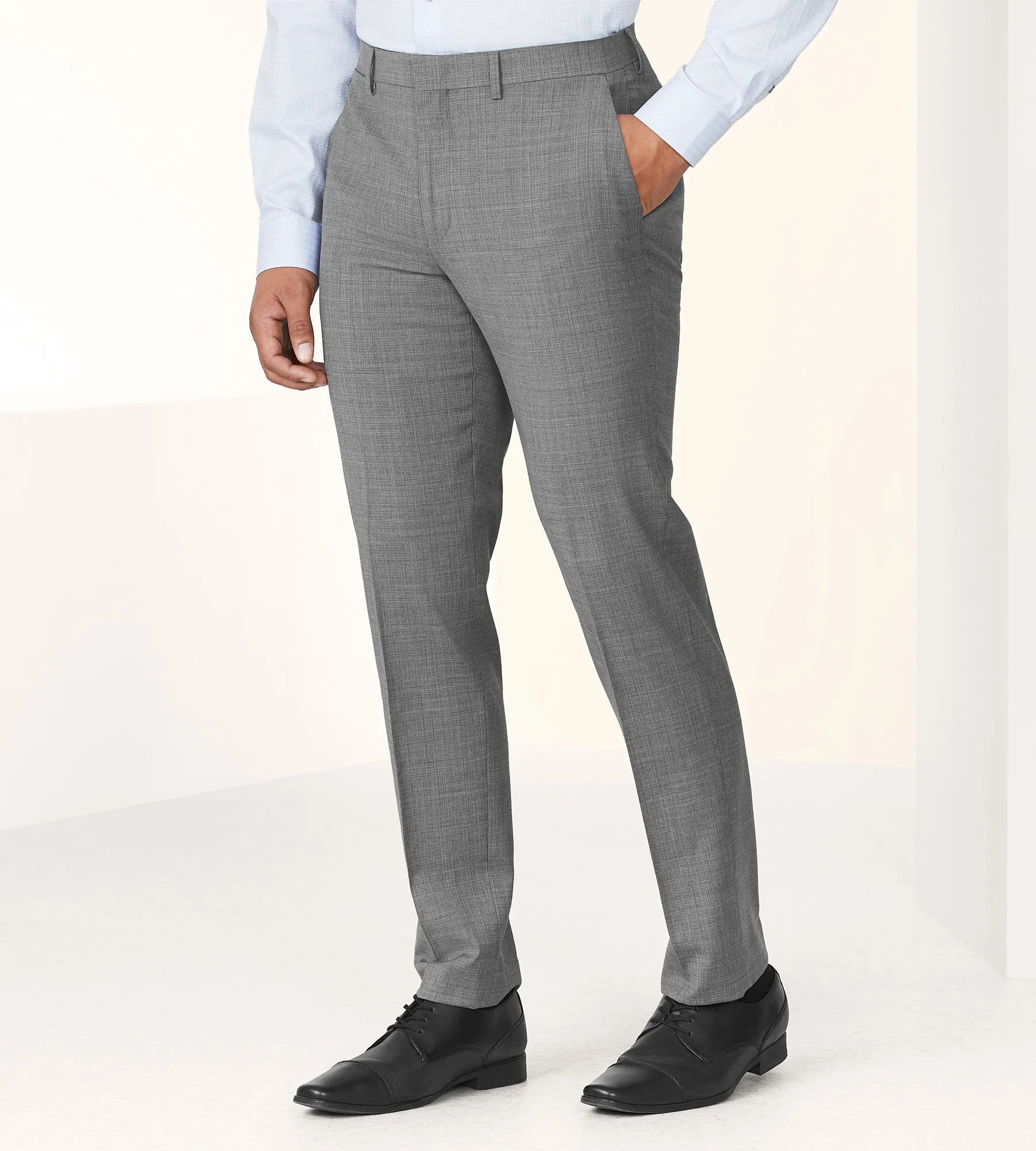 Modern Fit Wool Suit Pants