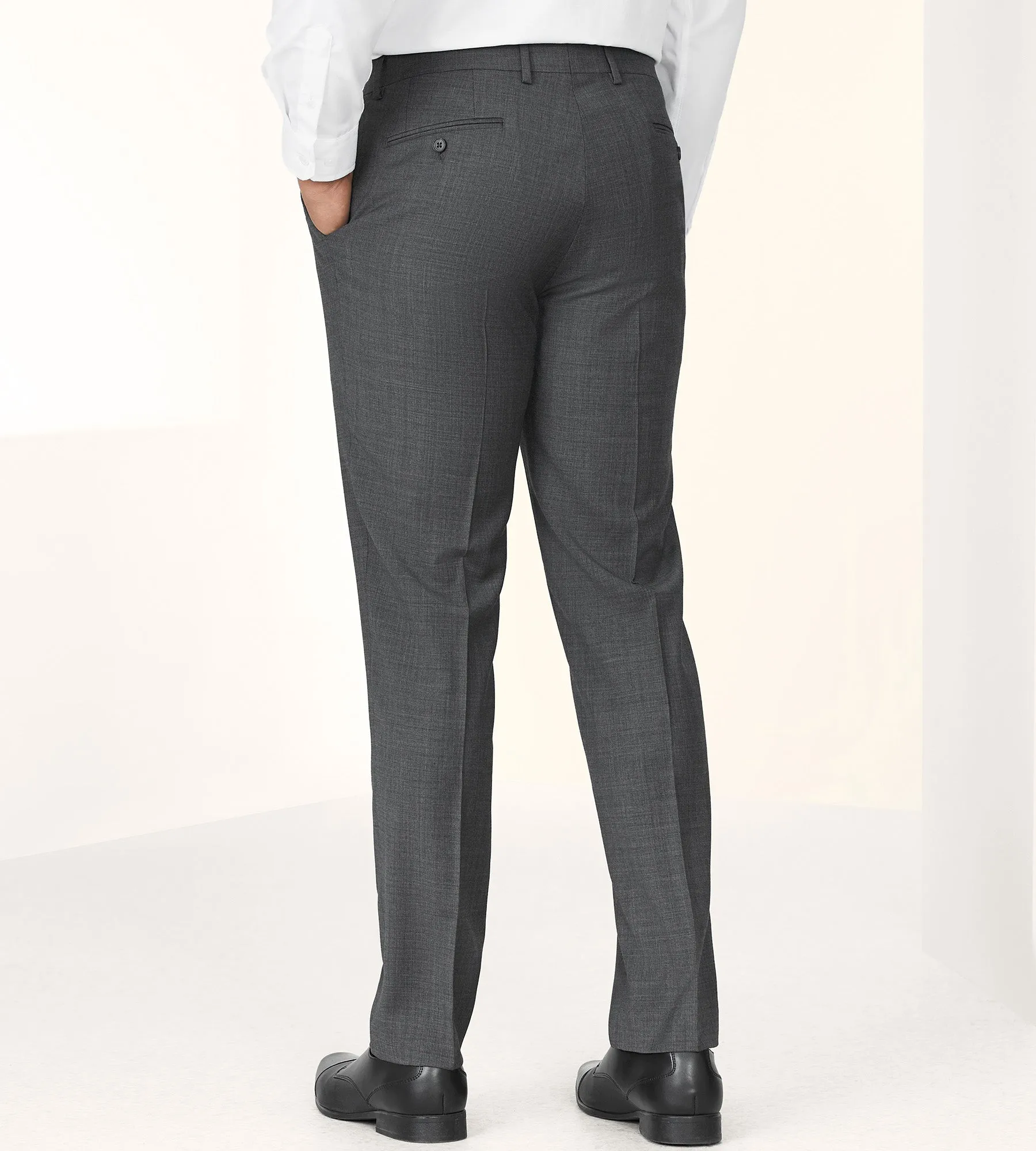 Modern Fit Wool Suit Pants