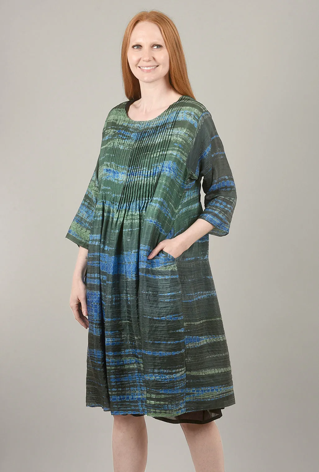 Perseus Dress, Blue