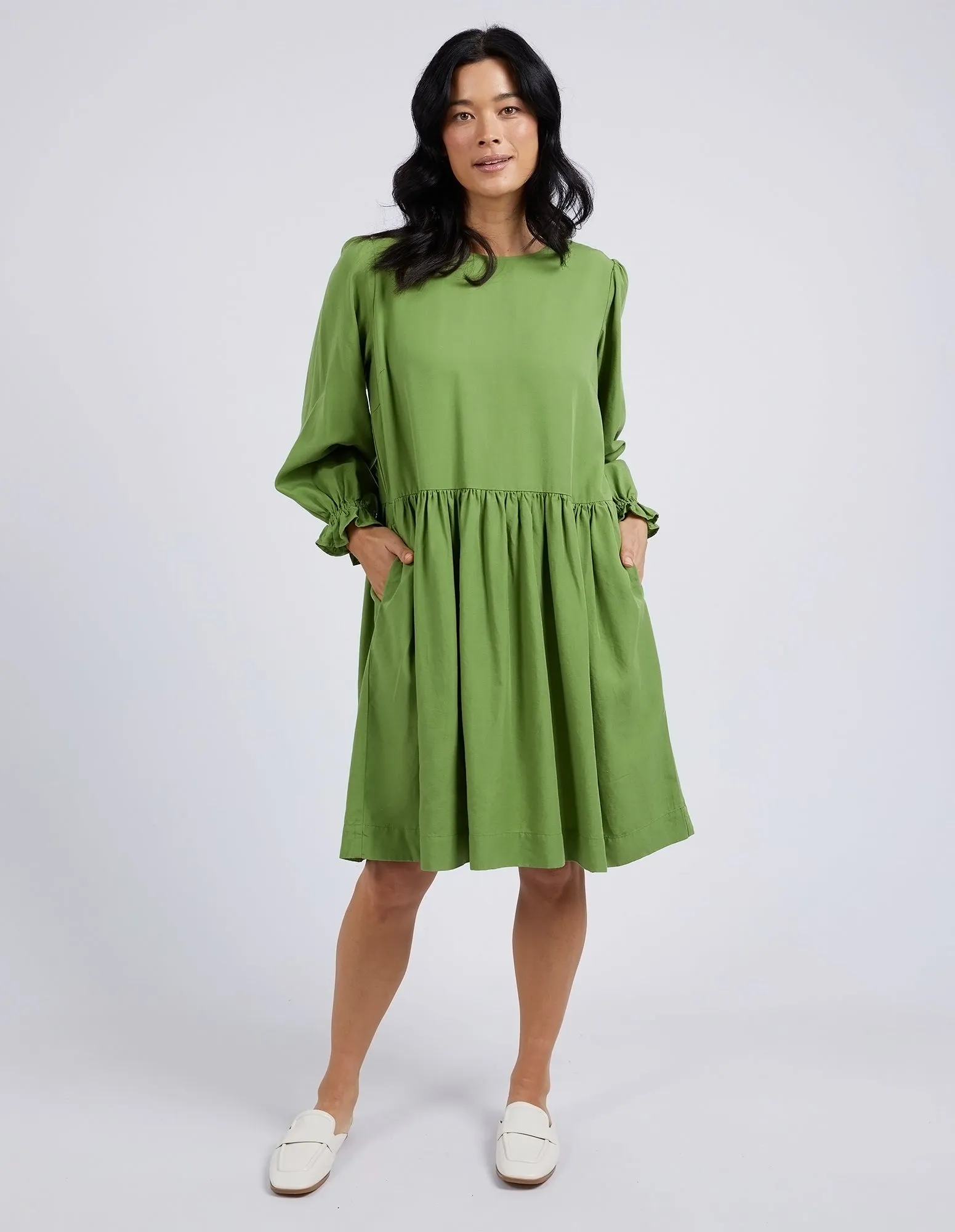 River Dress Jungle Green