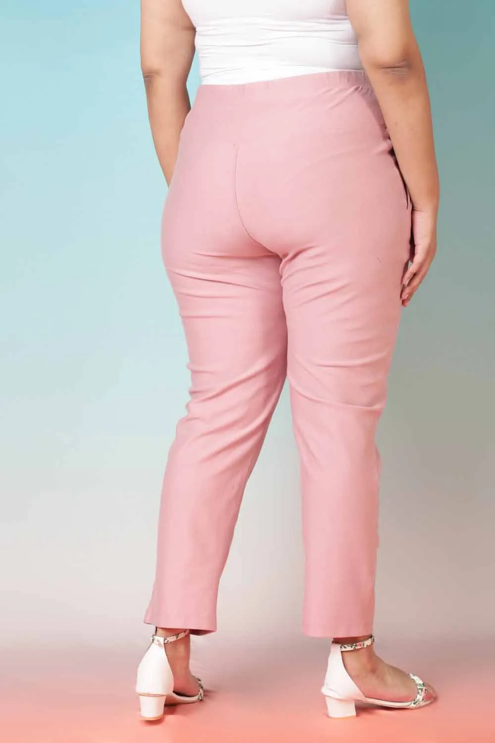 Rose Crease Seam Tummy Tucker Pants