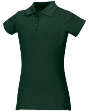 San Jose Catholic Girl's Fitted Hunter Green Polo