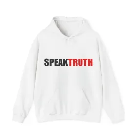 Speak truth hoodie white