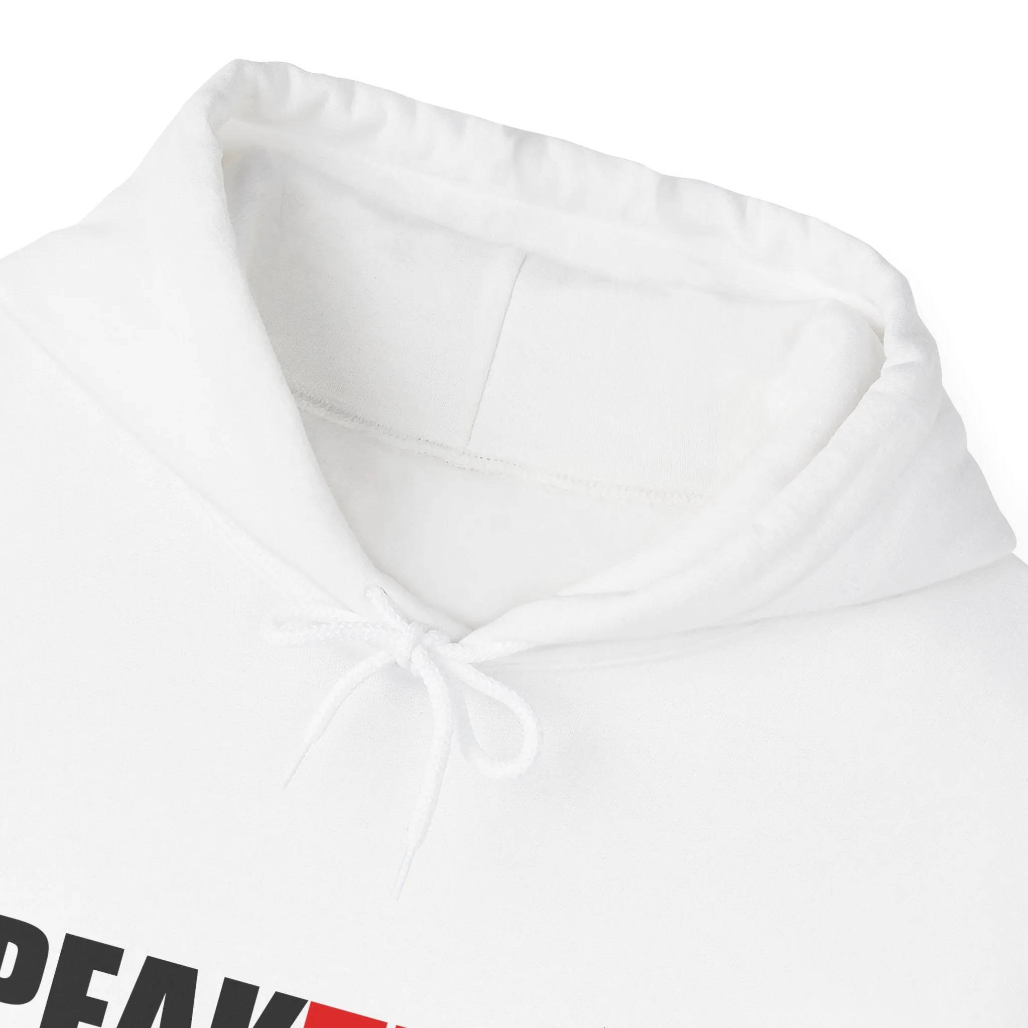 Speak truth hoodie white